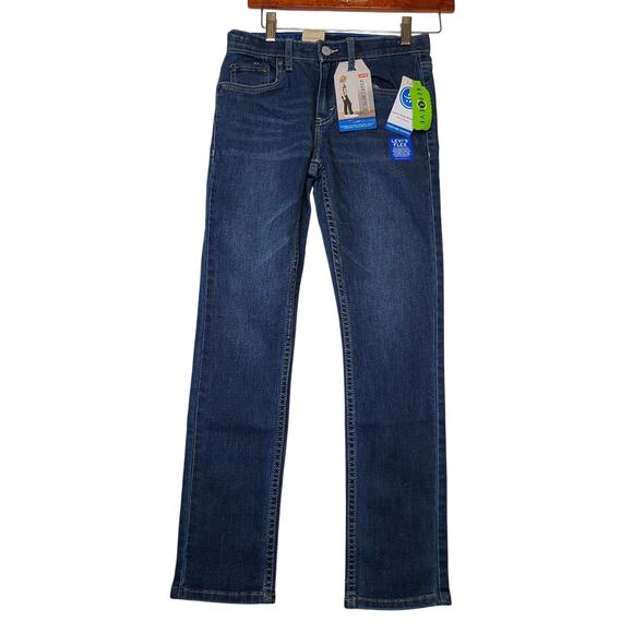 NWT Levi's 521 Slim Fit Taper Jeans Stretch Boy's Size 12 Reg W26 - Picture 1 of 11